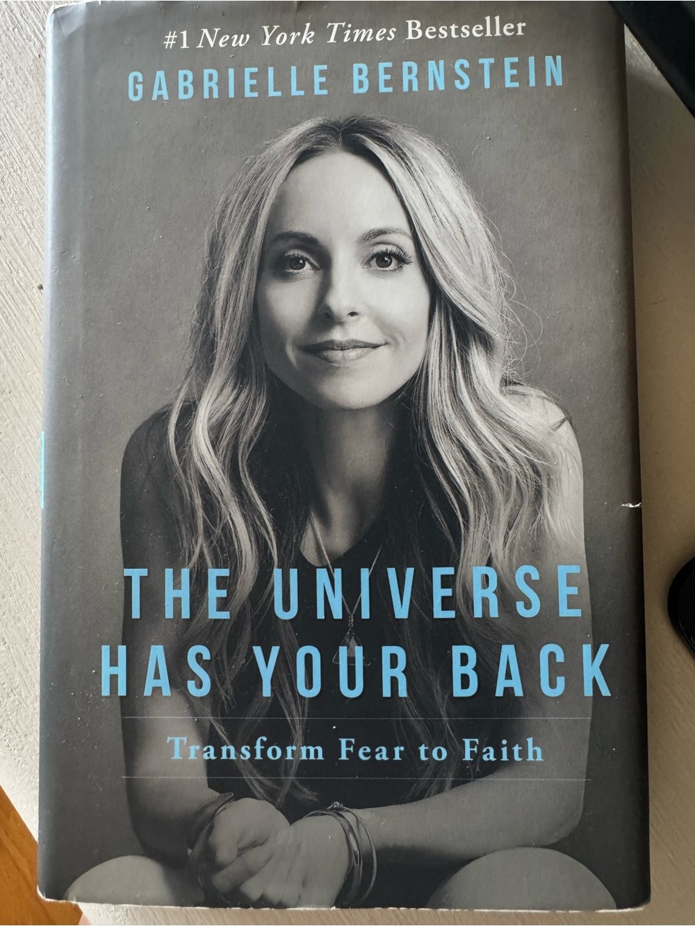 The Universe Has Your Back - Gray & Blue Hardcover Book